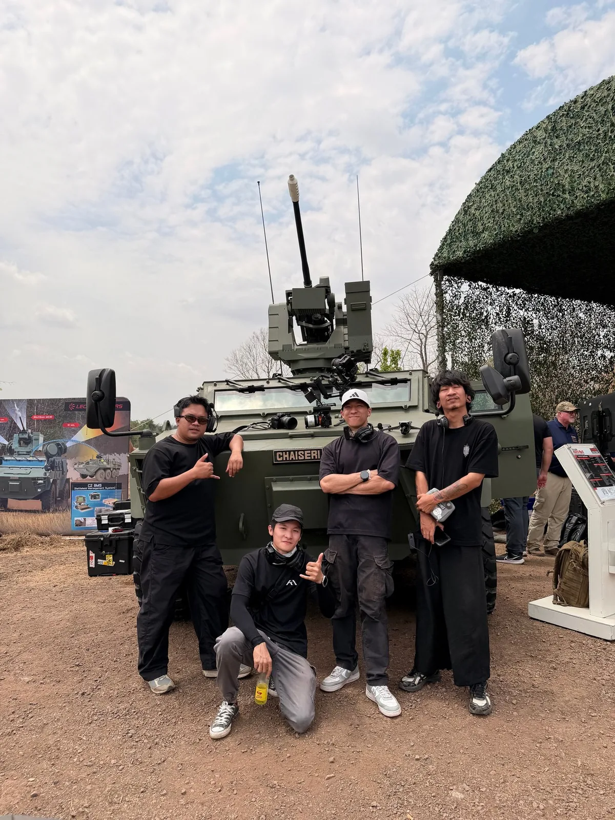 AKA support crew on location